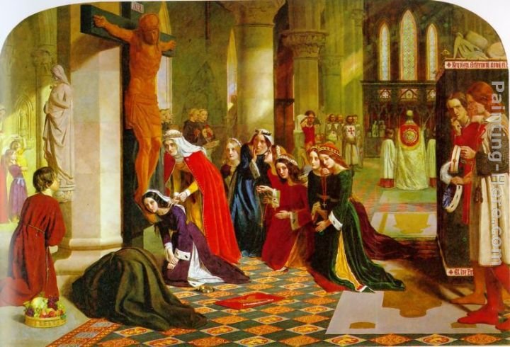 James Collinson The Renunciation of Queen Elizabeth of Hungary